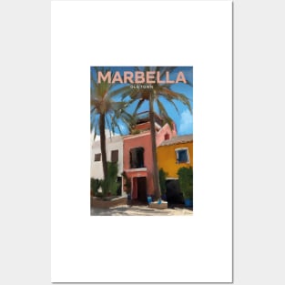 No.2 Marbella Old Town Andalusia Spain Posters and Art